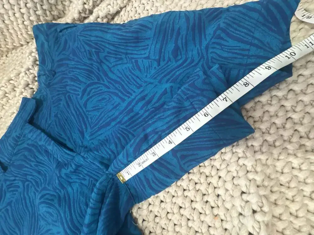Lady Hagen Women's Blue Zebra Print Golf Shorts